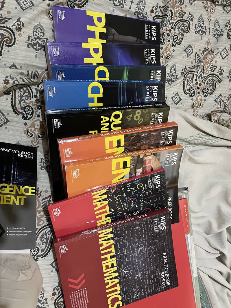 KIPS(KETS)-NET-ECAT-GIKI-FAST PREP AND PRACTICE BOOKS UNMARKED. 0