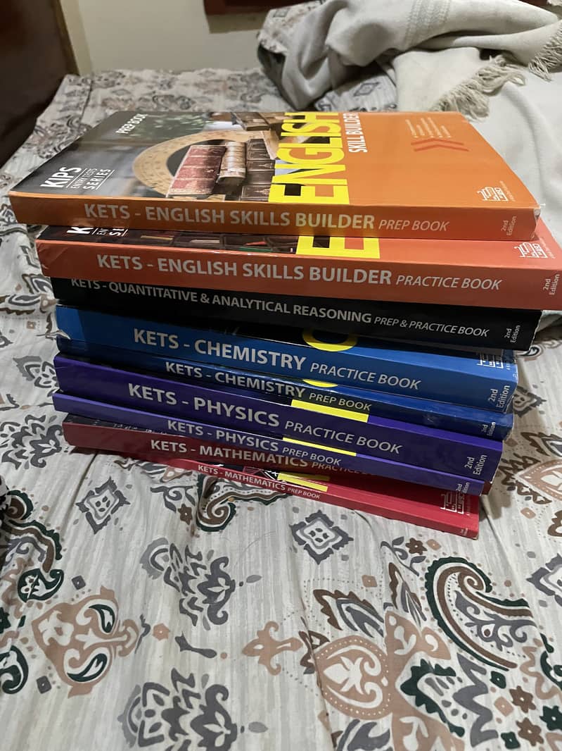 KIPS(KETS)-NET-ECAT-GIKI-FAST PREP AND PRACTICE BOOKS UNMARKED. 1