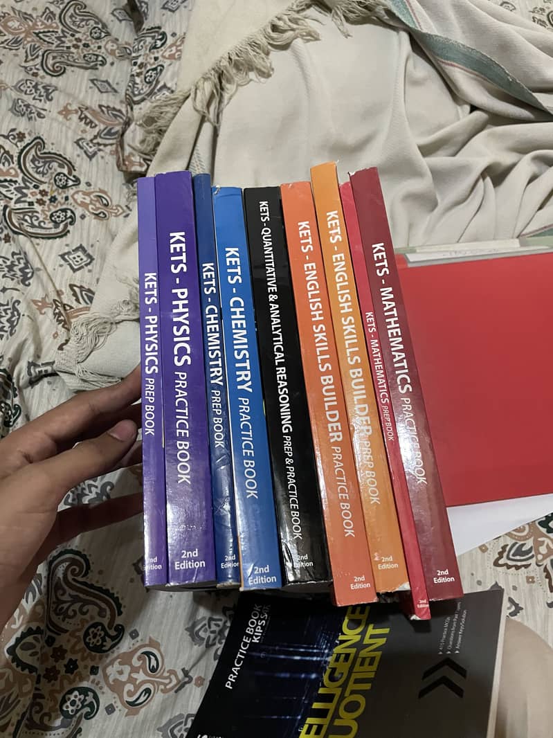 KIPS(KETS)-NET-ECAT-GIKI-FAST PREP AND PRACTICE BOOKS UNMARKED. 2
