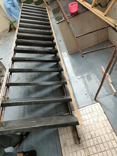 Iron Staircase for Sale – 16ft Length x 34in Width – Solid Build