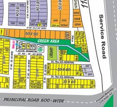 Level Sun-Facing 30x60 Plot on Service Road Ideal for Investment & Home Construction