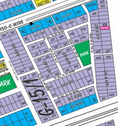 Prime 40x80 Plot Facing Murree Hills G-15/1 Islamabad | Ideal Location Surrounded by Homes