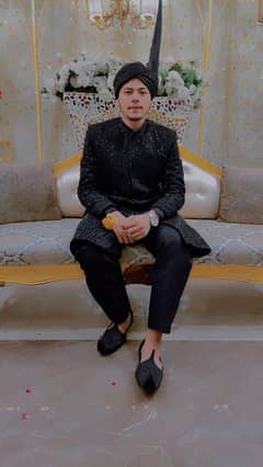 sherwani black