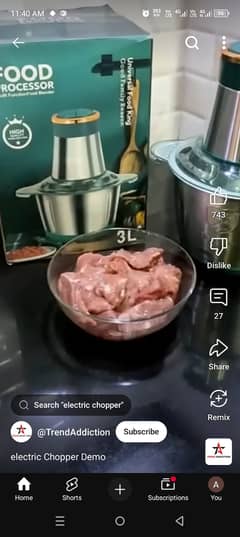 Meat chopper