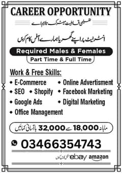 Staff Required