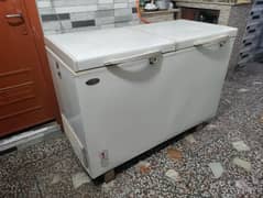 waves double door deep freezer and refrigerator