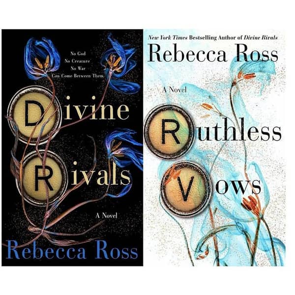 Letters of Enchantment Series - Divine Rivals & Ruthless Vows by Rebecca Ross (Set of 2 Novels)