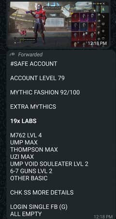pubg 92 mytic 79lv login sinlge facebook