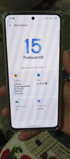 vivo y100 8/128 gb