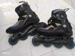 black and blue combination imported skatesinline