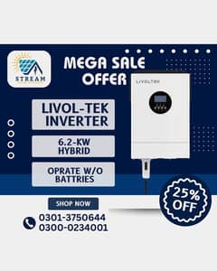 Livoltek 6.2kw HYB Inverter