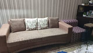 5 seater sofa set with cushions