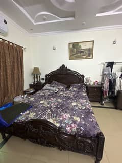 Wooden (some card used) bed for sale