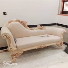 almost new sofa for bedroom and loach with cousins