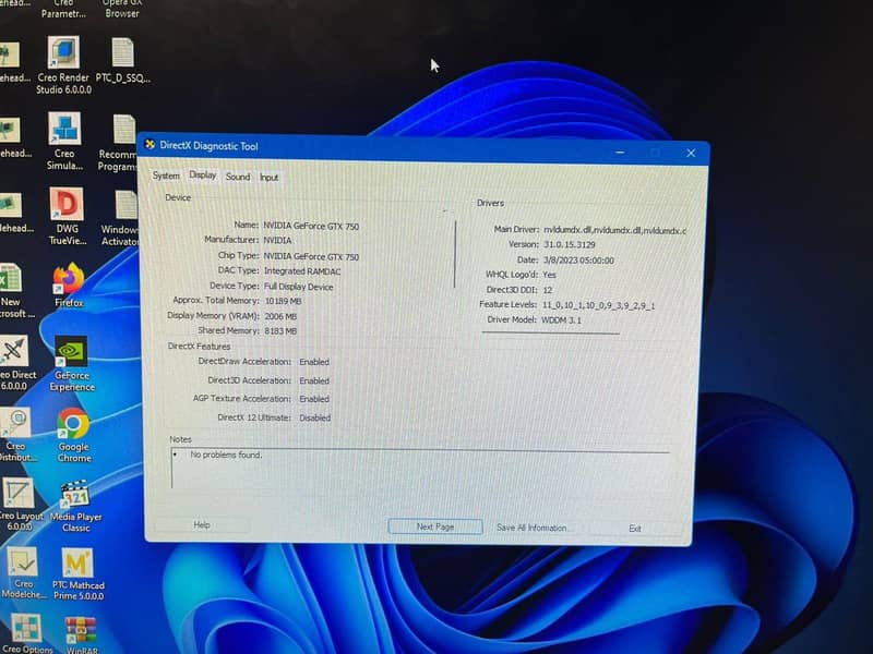 Nvidia GeForce GTX 750 DDR 5 4