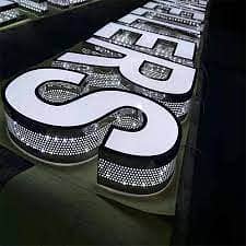 3D led Sign Boards, acrylic sign board, UV Printing , Flex Printing