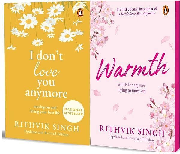 Set of 2 Books: I Don't Love You Anymore and WARMTH by Rithvik Singh