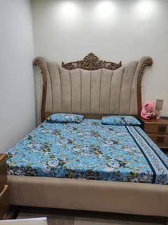Wooden bed