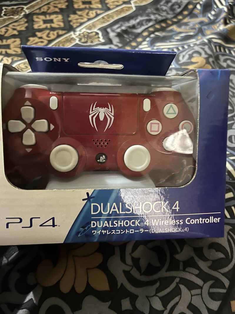 Ps4 Customized Spiderman Controller 1