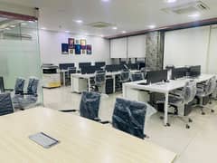 Fully designer furnished office available