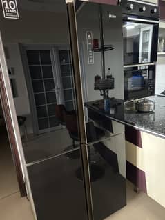 Haier double door fridge/Referigerator/Glass door fridge