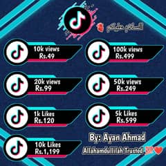 TikTok Paid Likes And Views  Full Trusted