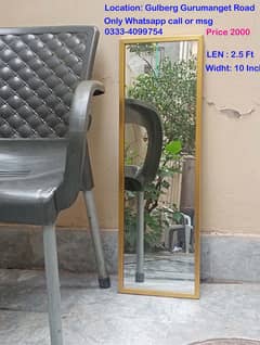 2.5 Feet Long Mirror and Frame