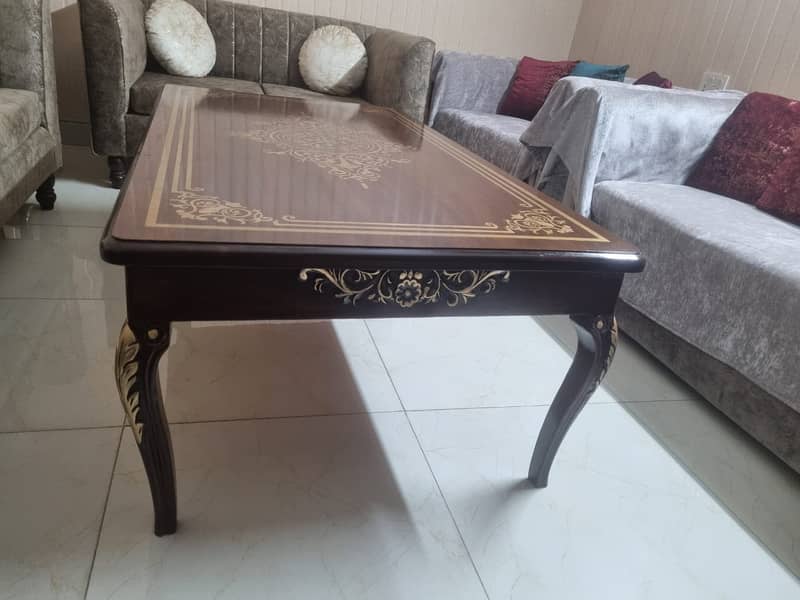 CENTER TABLE LARGE SIZE AND 2 SIDE TABLE 1