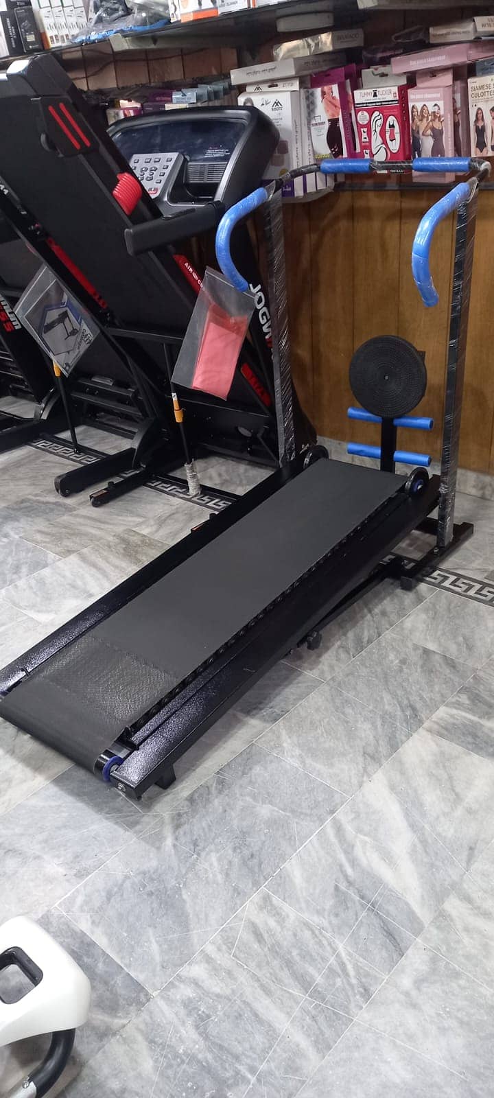 Exercise Running Machine | treadmill | elliptical | dumbel | plate ro 12