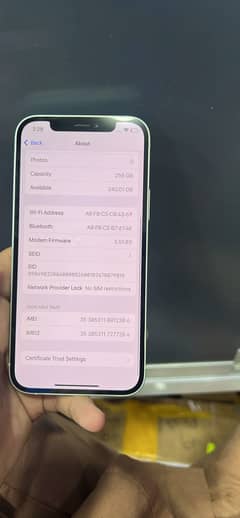 IPHONE 12 PTA APPROVED 256GB