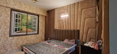 E-11-2 markaz Wabda metar Studio flat furnished apartment available for rent