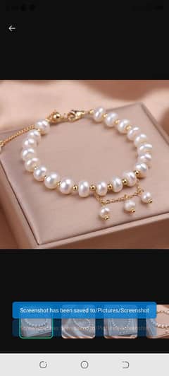 pearl beaded bracelet