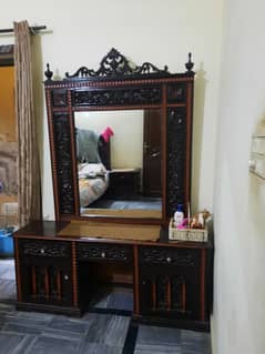 Wooden bed