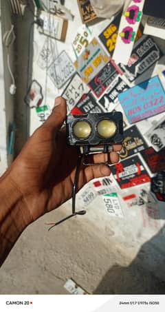Fog light  metal  body  only 700