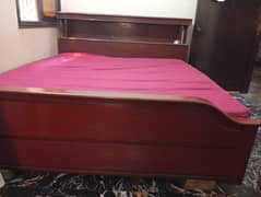 King Size Double Bed (Without Matress) Fol sale