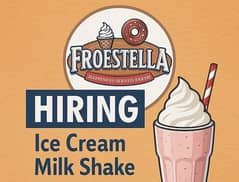 Hiring for Ice cre parlor