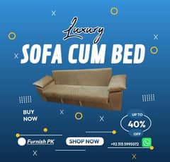 sofa cum bed//2 in 1 sofa//sofa bed//3 seater Molty foam sofa