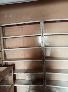 Racks and counter for shop