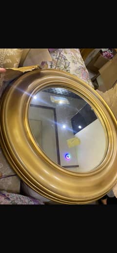 Designer Console (home21) with a wall mounted mirror