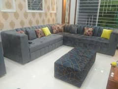 l shape 7seat corner