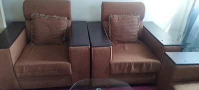 7 seater sofa set with table set