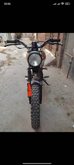 Honda cd 70 café racer modified