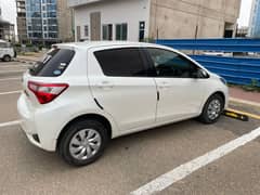 Toyota Vitz Pearl White 2017