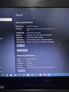 Dell laptop 8/256 SSD i5 6 generation 03097555908