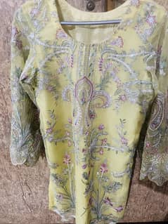 Embroidered three piece suit