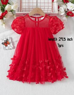 Fancy net frocks for 6 to 7 years