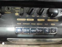 Panasonic radio and tape recorder