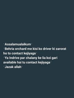 driving