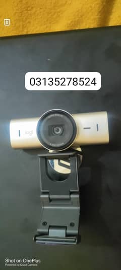 Logitech webcam 4k. 8.3mp. modal vu0066
