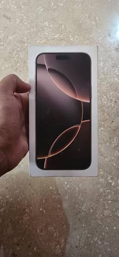 iPhone 16 Pro Max 256GB Jv Desert Titanium Box Pack